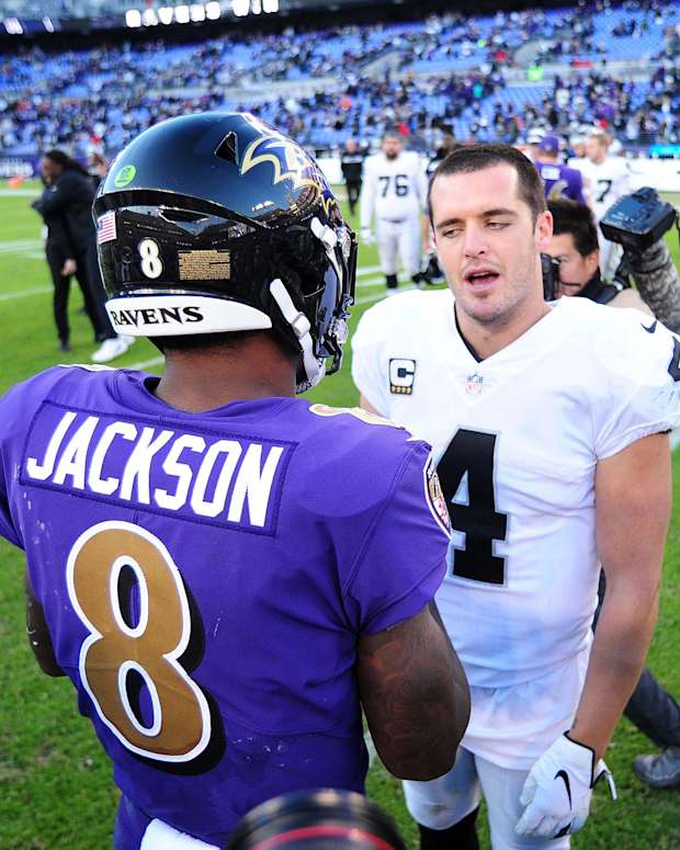 Lamar Jackson Derek Carr